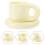 1 Set Keramik Kaffeetasse Mit Dickem Unterteller 5