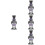 4Stk Halloween Ornament Garten Harz 8
