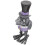 4Stk Halloween Ornament Garten Harz 3
