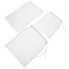 3Stk. Nussmilchbeutel Aus Nylon Mit Zugband, Extrafein