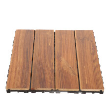 Verkohltes Holz Kunststoff Bodendielen