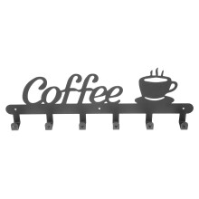 kreative wandhalterung für kaffeetassen mit ablage und regal