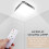 Platz Led Lampe Wohnzimmer Decke Licht Mit Controller 10