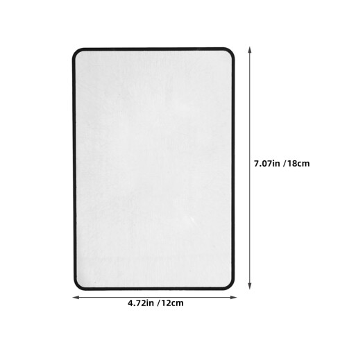 2Pcs Ultra Thin Full Page Magnifying Bookmark Sheet For Elderly 2