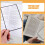 2Pcs Ultra Thin Full Page Magnifying Bookmark Sheet For Elderly 9