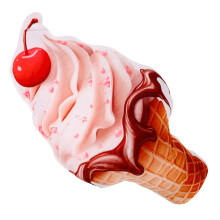 plush ice cream hugging pillow for couch decor