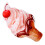 plush ice cream hugging pillow for couch decor 1