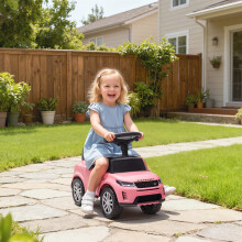 AIYAPLAY Land Rover Licensed Ride on Car for Toddlers 18-36 Months, Pink