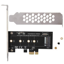 M.2 To PCI-E3.0 X1 Expansion Card Converter Adapter Card For NVMe M Key SSD, Supports PM961 600P LITE-ON T10