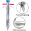 Long Handle Bulb Planter Tool Seedling Transplanter, Multi-Functional Tool For Field And Plastic Film Seedling Tray 2