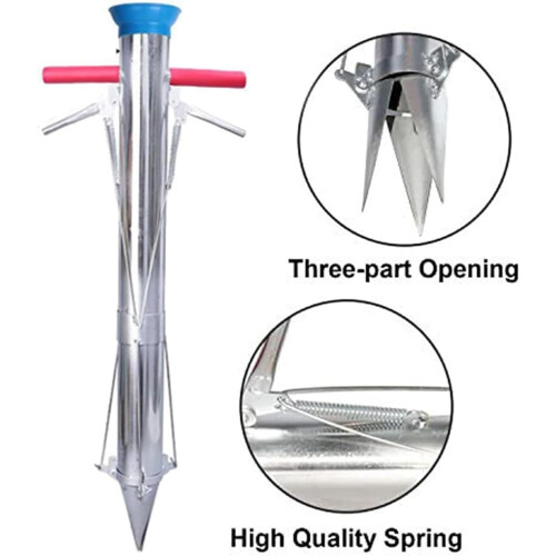 Long Handle Bulb Planter Tool Seedling Transplanter, Multi-Functional Tool For Field And Plastic Film Seedling Tray 1