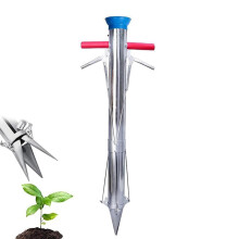 Long Handle Bulb Planter Tool Seedling Transplanter, Multi-Functional Tool For Field And Plastic Film Seedling Tray