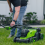 Greenworks 48V (24V x 2) Lawn Mower 41cm - 2x 4Ah Battery 5