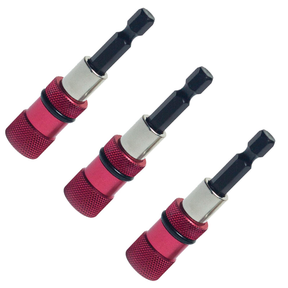 Magnetic Bit Holder Drill Bit Extension Set, 3Pcs Quick Release 1/4 Inch Hex Shank For Impact Driver And Electric Drill 9016109198648