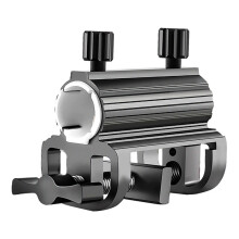 Aluminum Alloy Fishing Chair Umbrella Bracket Adjustable Clamp Compatible With Fishing Chairs Grey