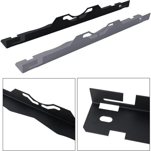Wheel Alignment Tool With 2 Tape Measures For Camber And Toe Angles - Rust-Proof Stainless Steel Tire Alignment Black 2