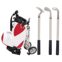 Desktop-Golfstift-Set, 3 Kugelschreiber und