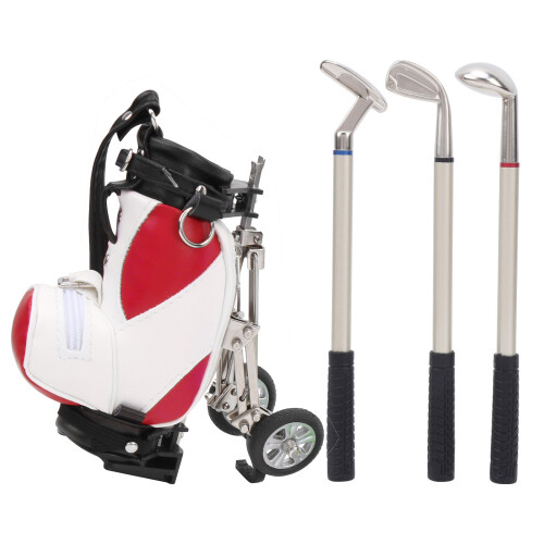 Desktop-Golfstift-Set, 3 Kugelschreiber und