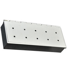 Smoker Box Bbq Grillhout Chips Smoker Box RVS Bbq Smoker Box Draagbaar