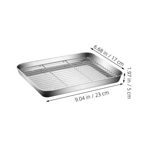 Backblech Mit Drahtgestell Für Backen Grillen 1