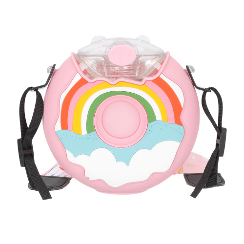 Creative Donut Silikon Trinkflasche Mit Für Kinder 1