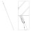 6 Pcs 30Cm Acrylic Pull Rods With Hook For Window Blind Tilt Wands White 11