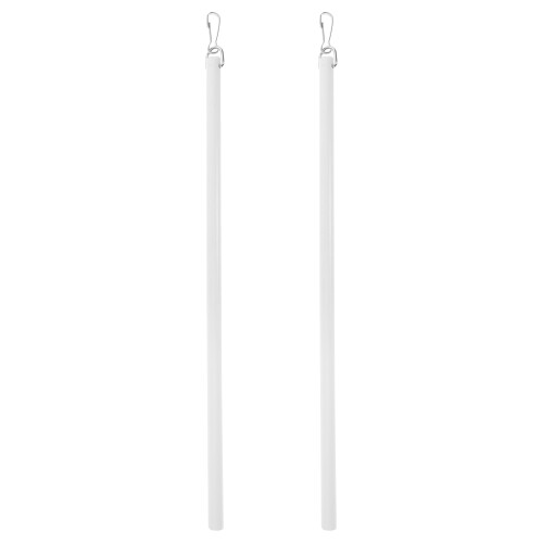 6 Pcs 30Cm Acrylic Pull Rods With Hook For Window Blind Tilt Wands White