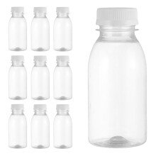10Stk Saftflaschen 100Ml Mit Deckeln Für Smoothies Säfte