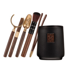1 Set Chinesisches Teeservice Utensilien Teeeimer Gabel Löffel Kung Fu