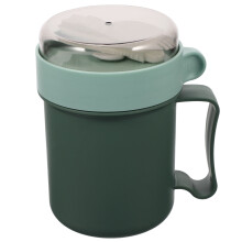 1 Set Frühstückstasse Mit Löffel Und Auslaufsicherem Behälter