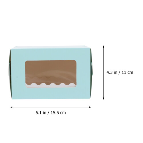 12Stück Kuchenverpackungsboxen Lebensmittelbox 1