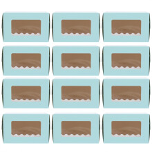 12Stück Kuchenverpackungsboxen Lebensmittelbox