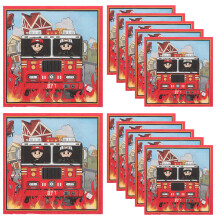 40Stück Feuerwehrmann Servietten Für Kinder Geburtstagsparty