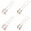 8 Retro Quaste Strick Gardinenband Beige 6