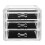 1Pc Home Desktop Storage Box For Cosmetics (Black, Transparent) 2