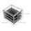 1Pc Home Desktop Storage Box For Cosmetics (Black, Transparent) 9