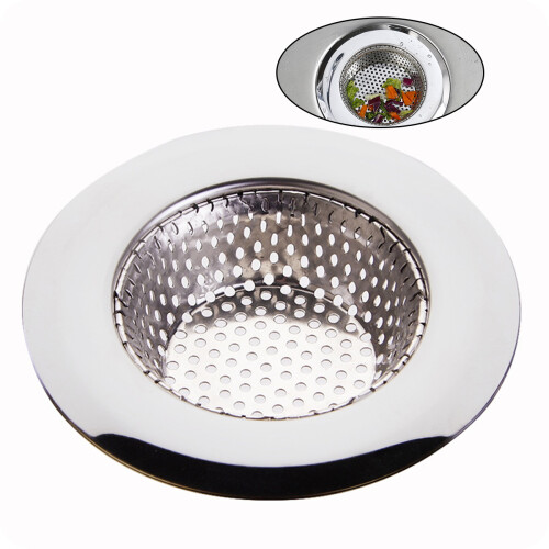 2 Spülbecken Ablaufsieb Abflussfilter Müllfilter Netz