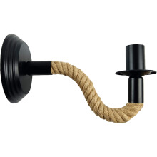 Wandleuchte Mit Rustikalem Hanfseil Design Für Und Deko