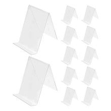 12 Acryl Buchhalter Transparenter Tischständer Für