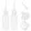 20pcs 50ml white plastic squeeze bottles for liquid glue dispensing 8