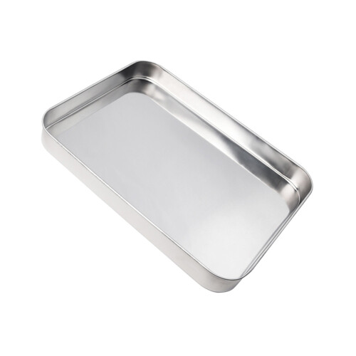10inch stainless steel rectangular tray for steaming rice noodles