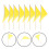 Bamboo Survey Marking Flags 8pack 15.7x11.8in 3