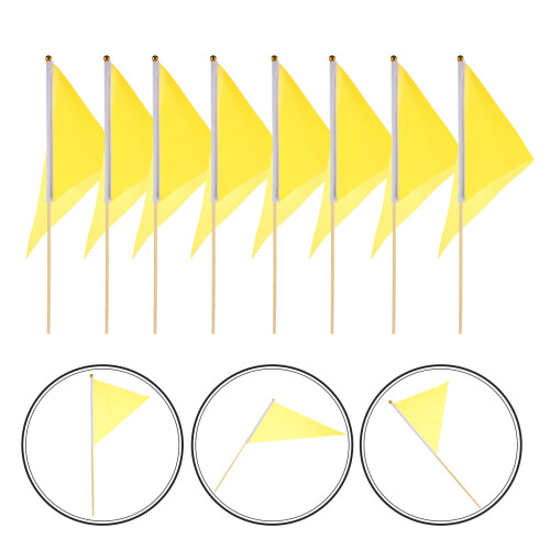Bamboo Survey Marking Flags 8pack 15.7x11.8in 2