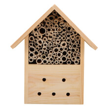 Casa De Madera Para Abejas Polinizadoras Exterior Colgante