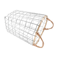 Cesta De Almacenamiento De Metal Con Asas Para Verduras Y