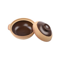 1 Pc Ceramic Casserole Stew Pot Stew Pot Soup Pot For Home Use