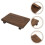 Wood Risers Para Display, Madera Jabón Y 5