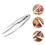 1Pc Seafood Crab Pincer Walnuts And Nuts Plier Opening Tool Silver 5