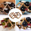 1pc Ooden Wine Display Rack Foldable Wine Storage Shelf For Home Brown 11