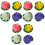 12 Pcs Plastic Lotus Decoration Floating Ornaments For Pond 4